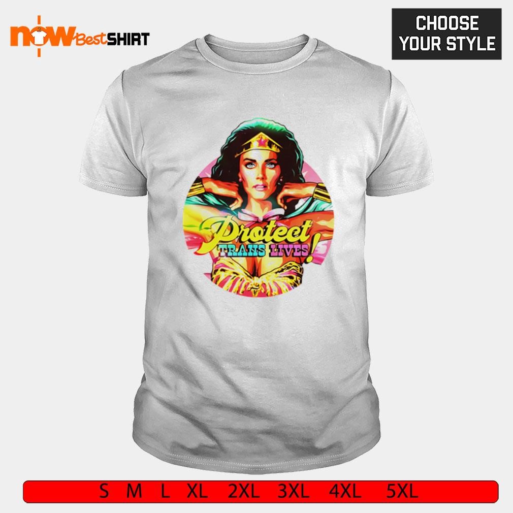 James Hillier Wonder Woman Lynda Carter Protect Trans Lives shirt