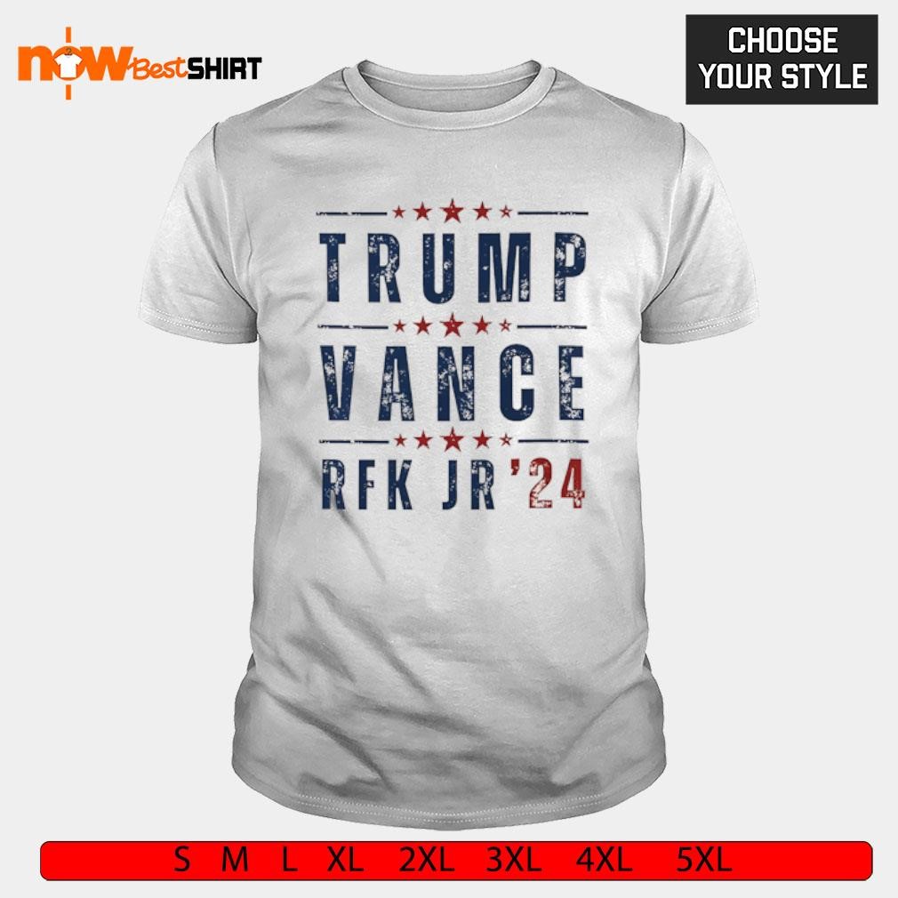 Trump Vance RFK Jr 2024 American Flag President Election shirt