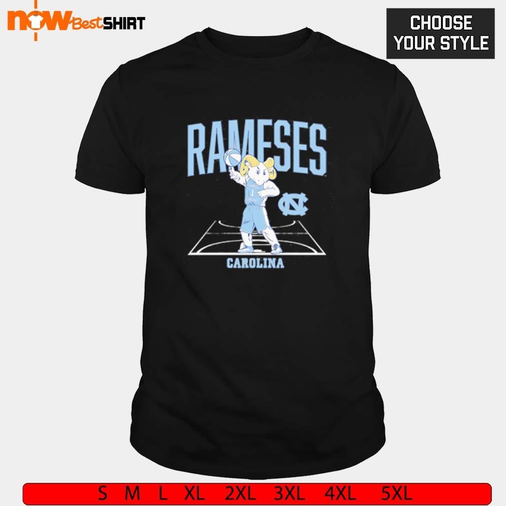 UNC Basketball Rameses Mascot shirt