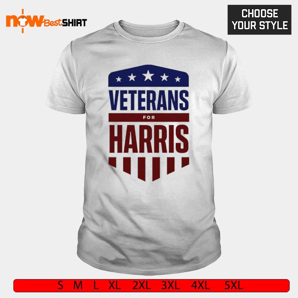 Veterans for Harris Service and Leadership shirt