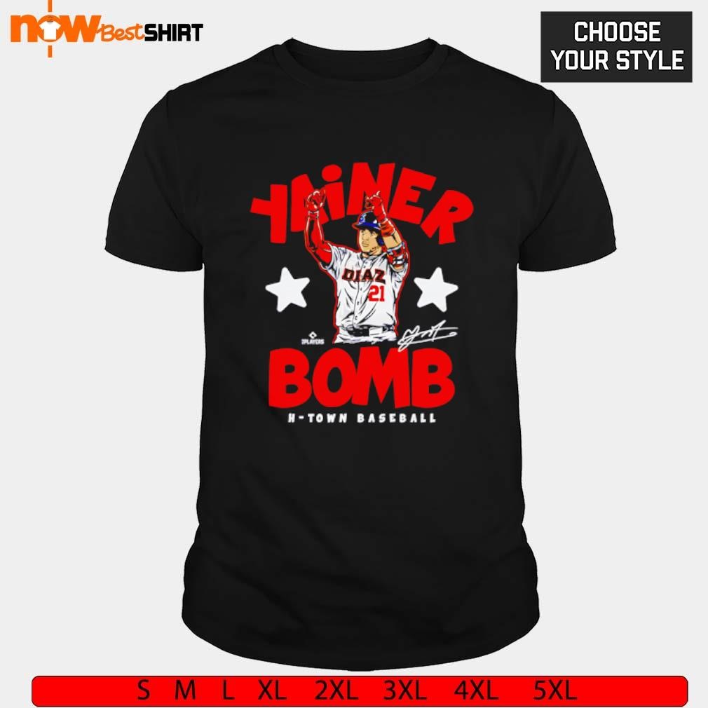 Yainer Diaz Houston Yanier Bomb signature shirt