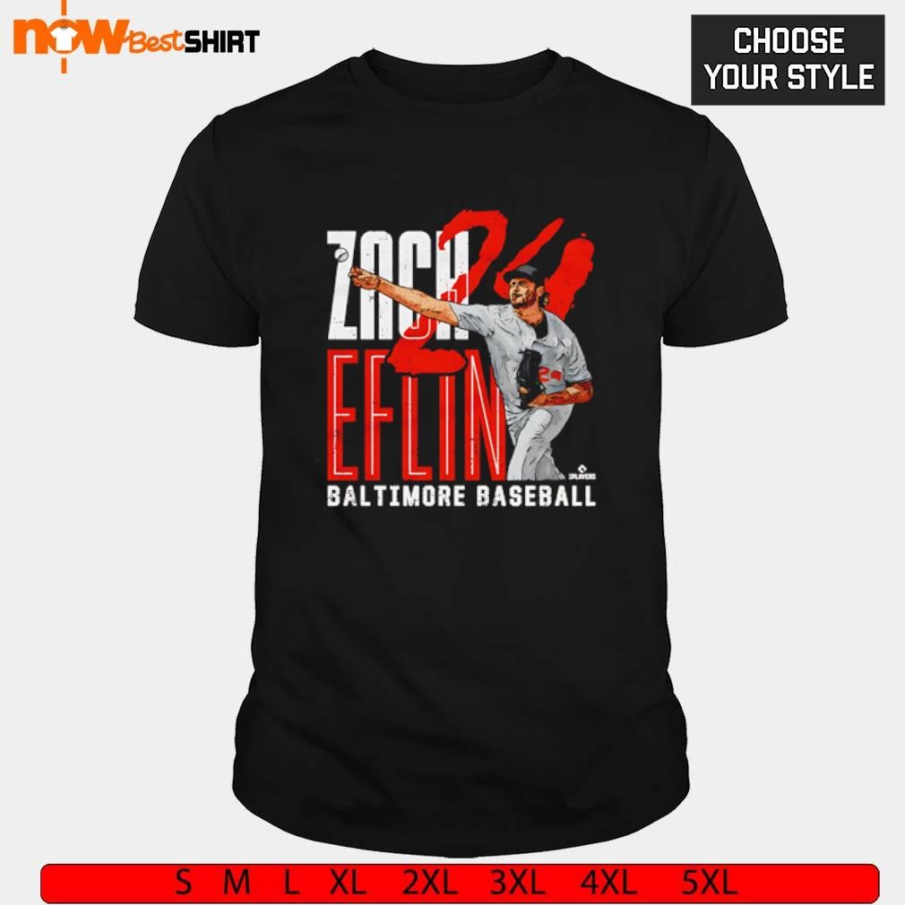 Zach Eflin Baltimore Orioles Baseball shirt