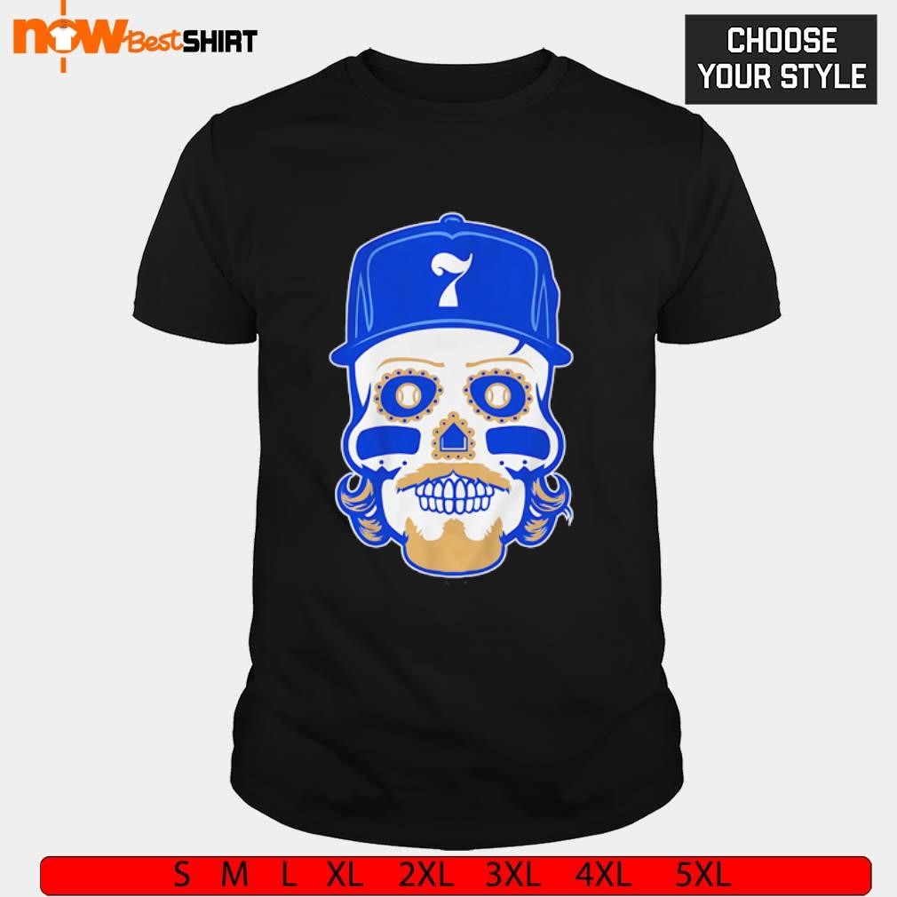 Bobby Witt Jr. Sugar Skull MLBPA shirt