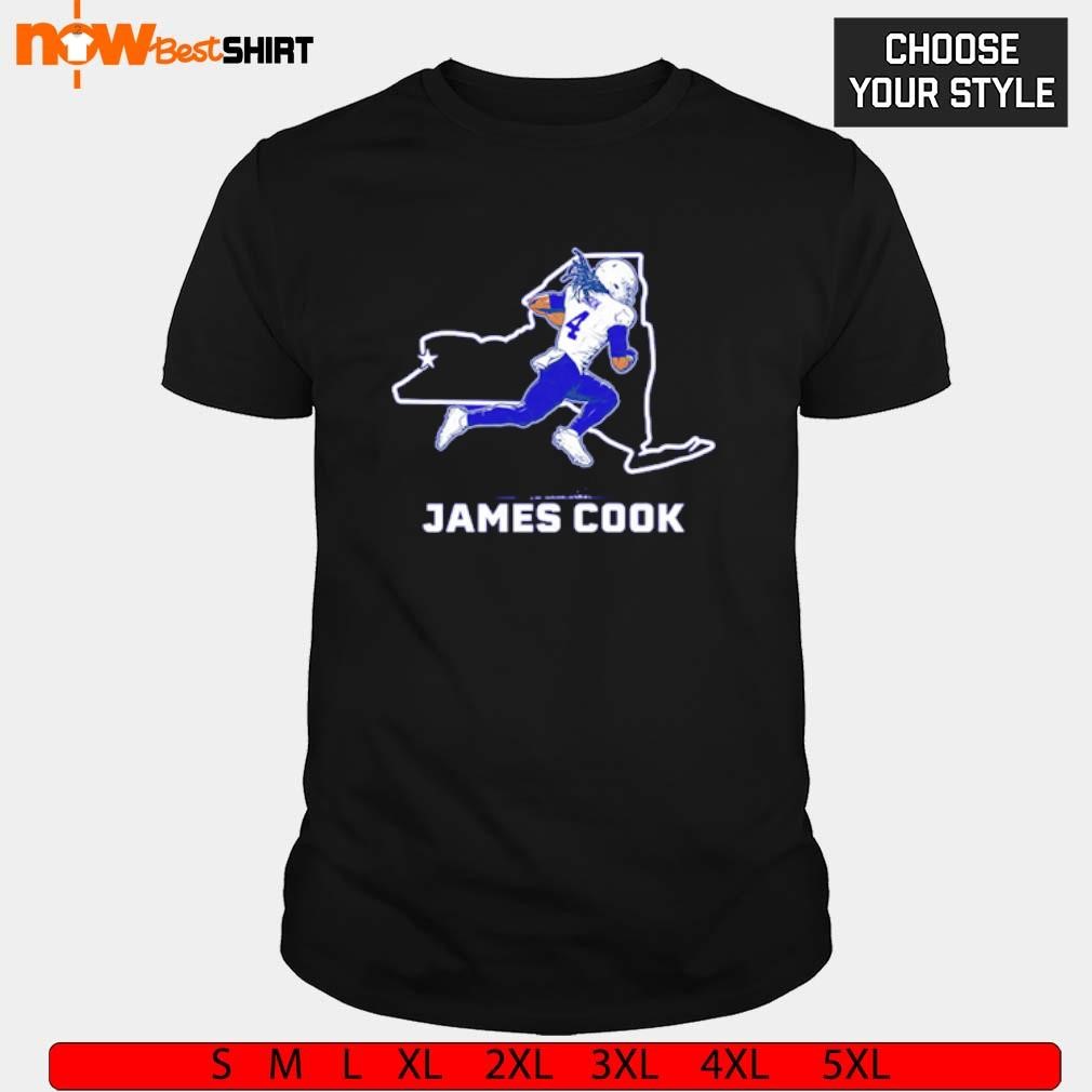 Buffalo Bills James Cook state star shirt