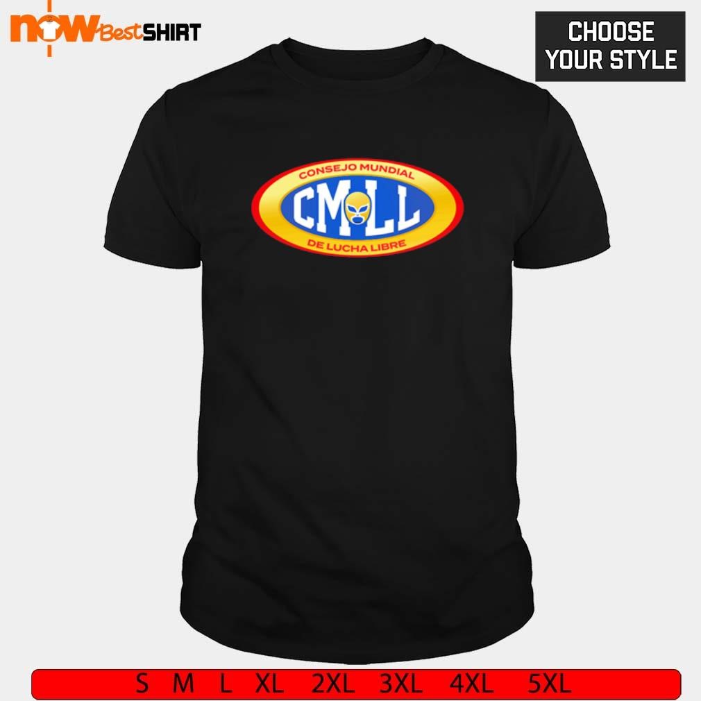 CMLL Navy logo shirt