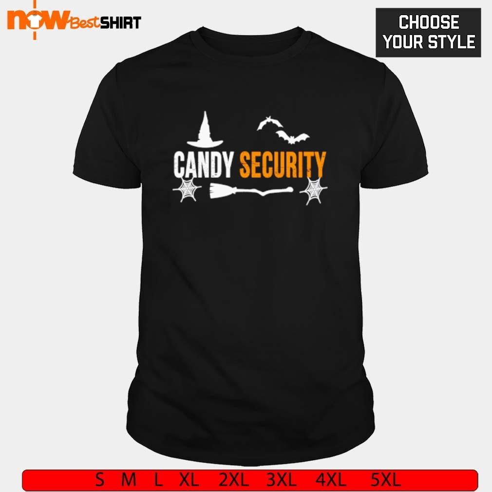 Candy security Halloween 2024 funny shirt