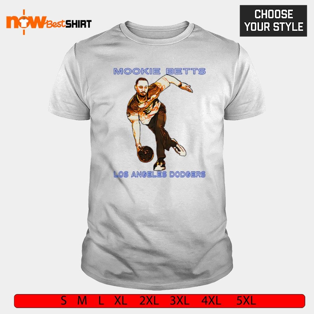 Mookie Betts Bowling Los Angeles Dodgers shirt