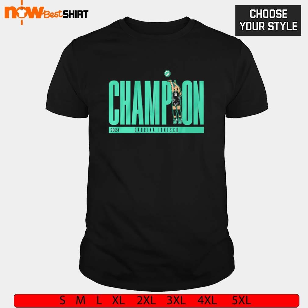 Sabrina Ionescu Champion New York shirt