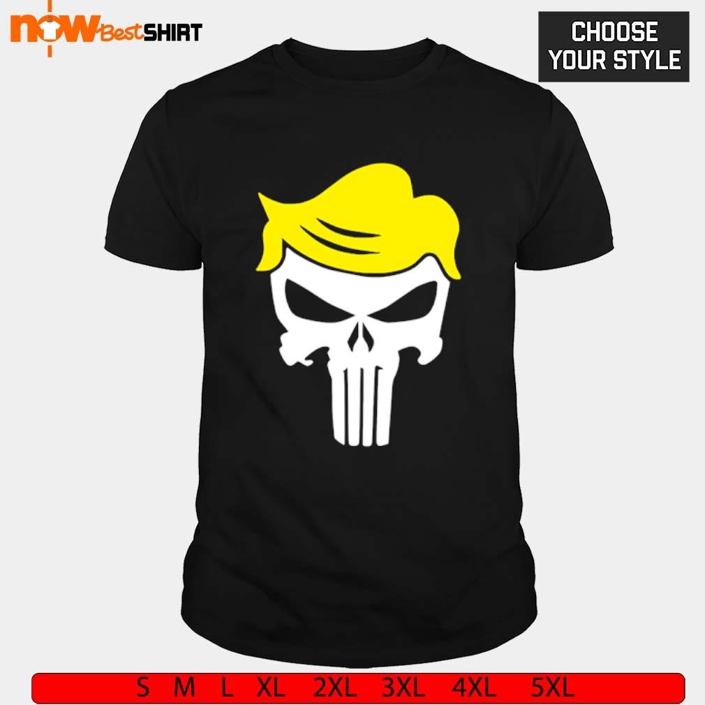 Trump Hair Skull Halloween shirt