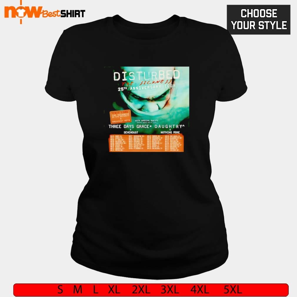 Disturbed The Sickness 25th Anniversary Tour 2025 shirt, hoodie