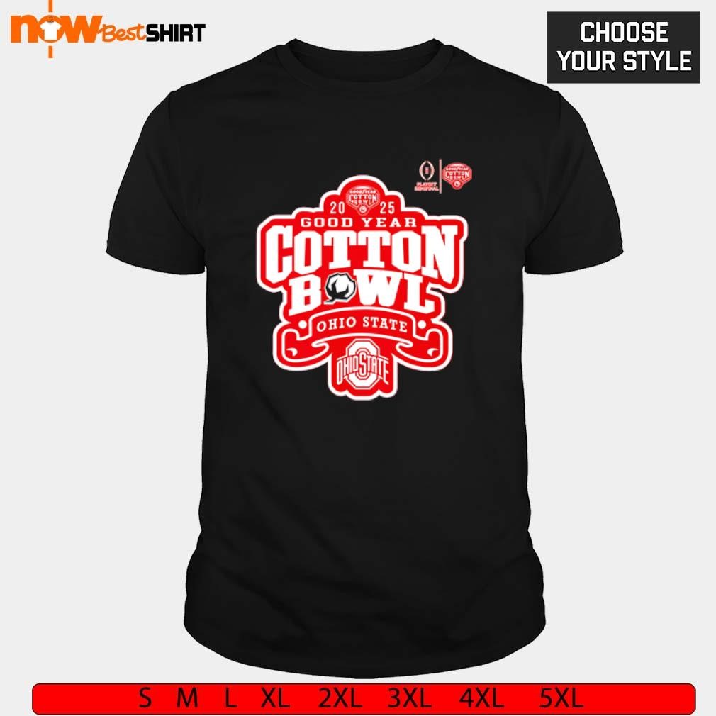 Ohio State Buckeyes 2025 Goodyear Cotton Bowl shirt, hoodie