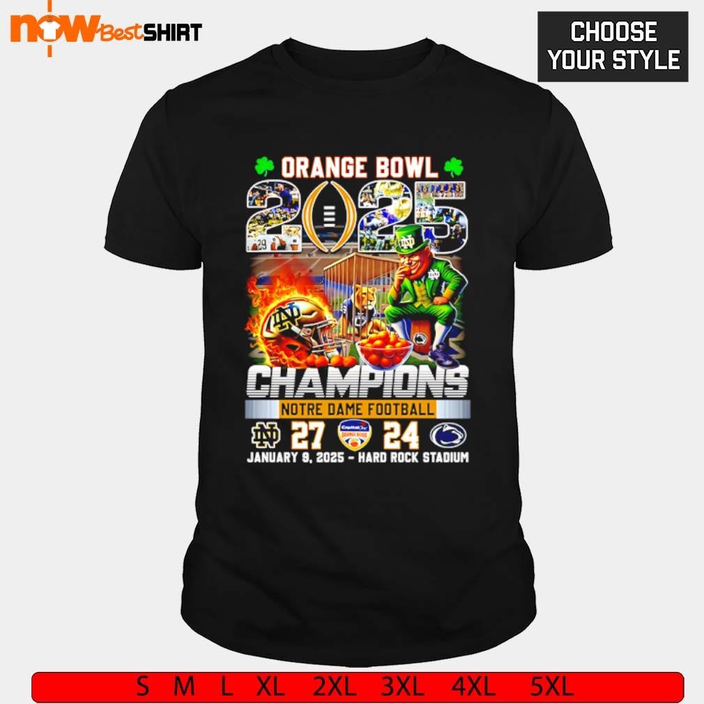 Orange Bowl Champions Notre Dame Fighting Irish vs Penn State