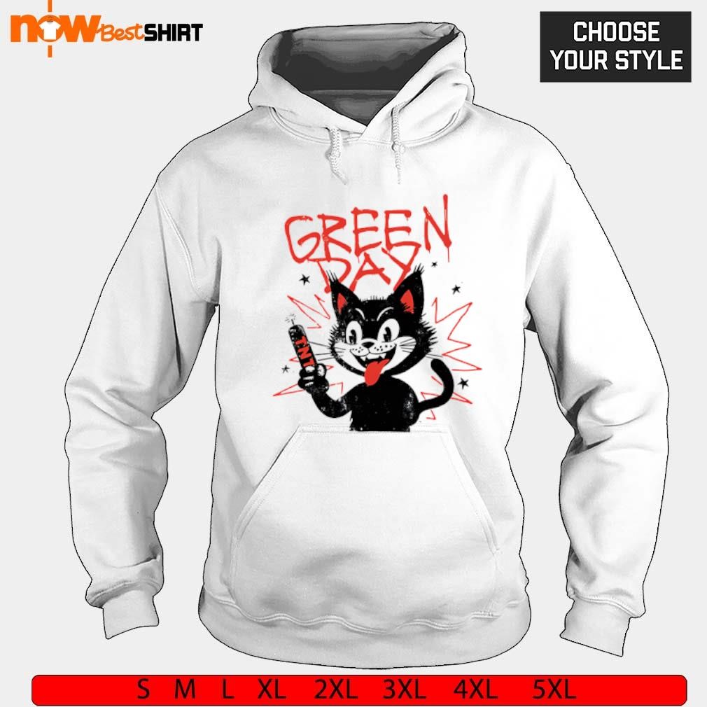 Green Day Tour 2025 Cat shirt, hoodie, sweatshirt & apparel