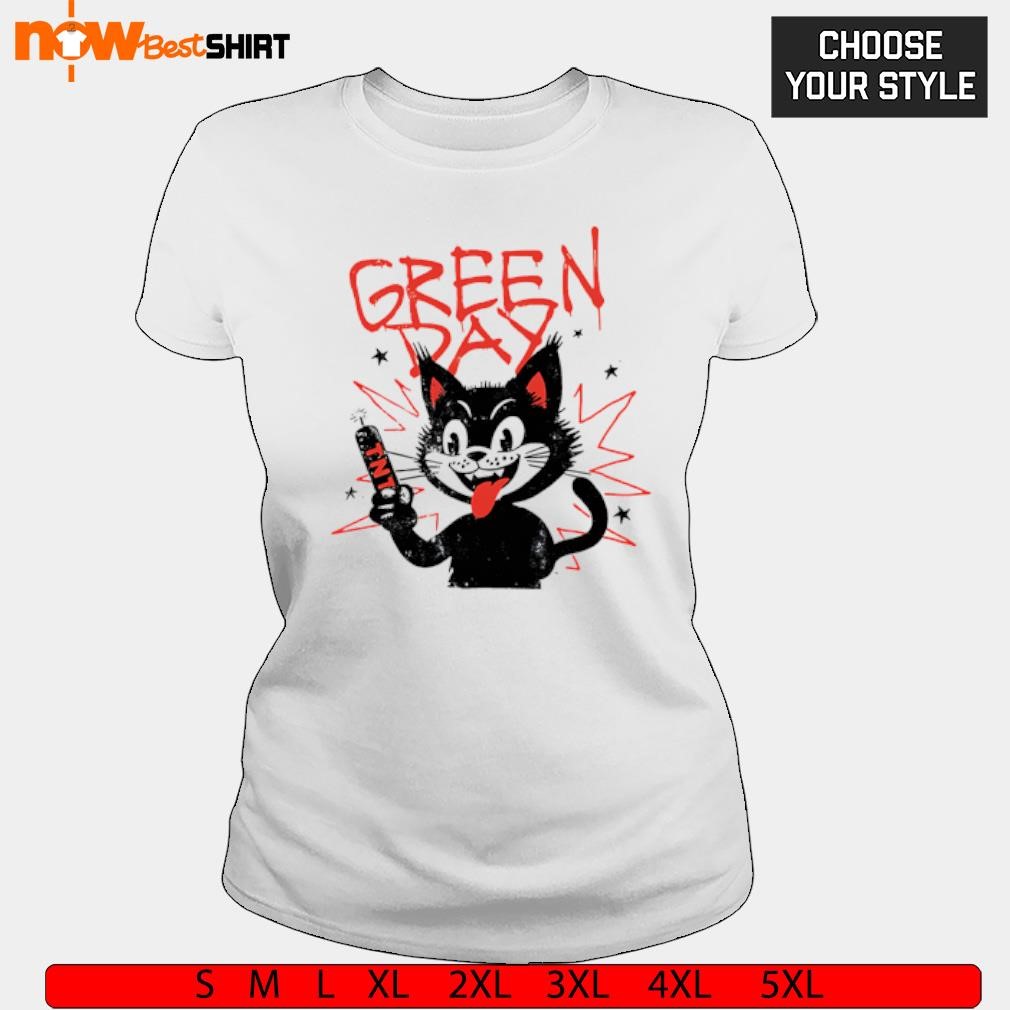 Green Day Tour 2025 Cat shirt, hoodie, sweatshirt & apparel