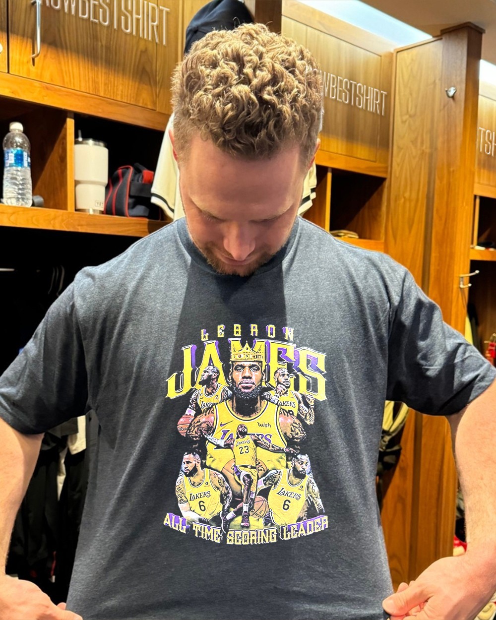 lakers lebron james t shirt