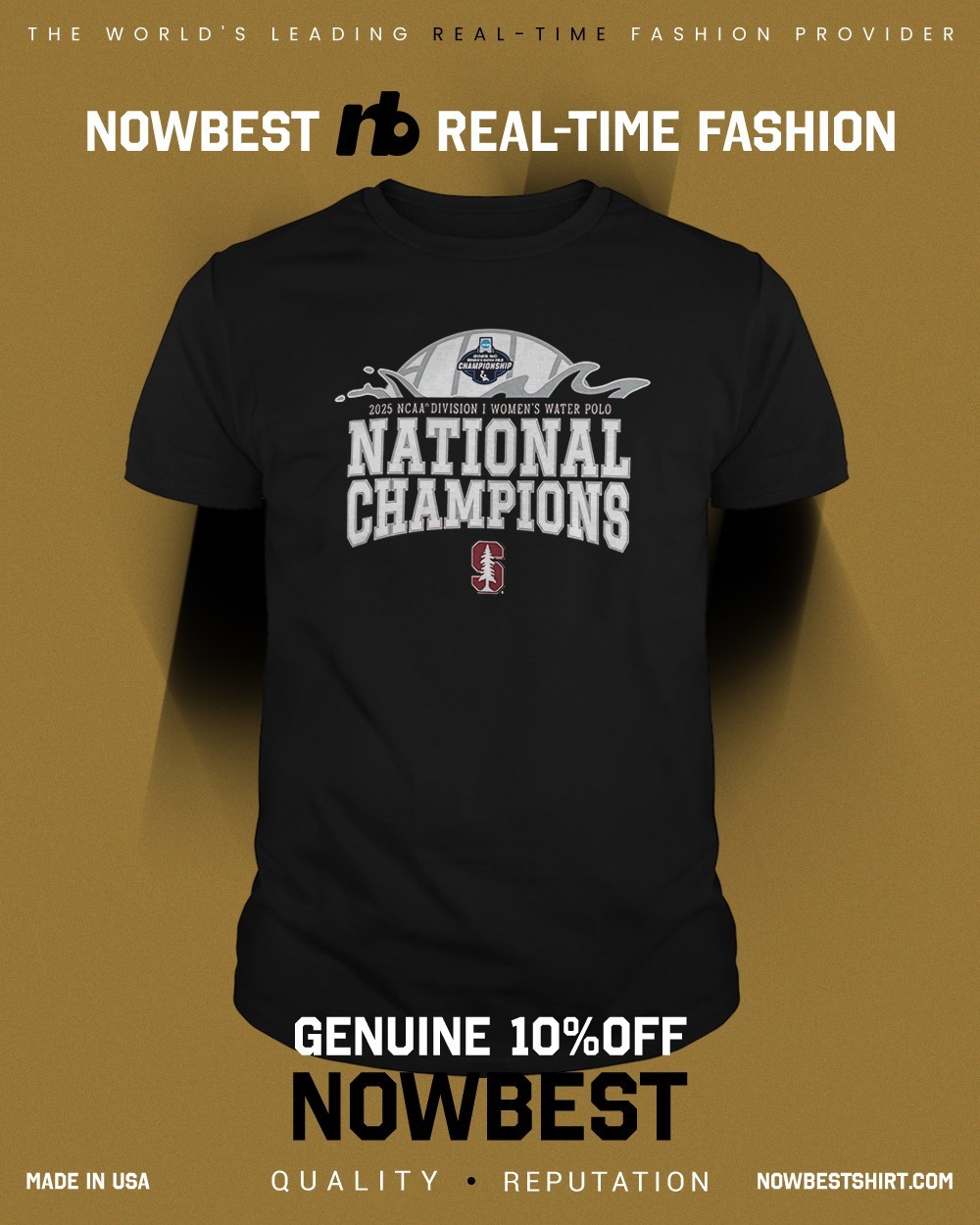 Champion Stanford Cardinal 2025 women's Water Polo National