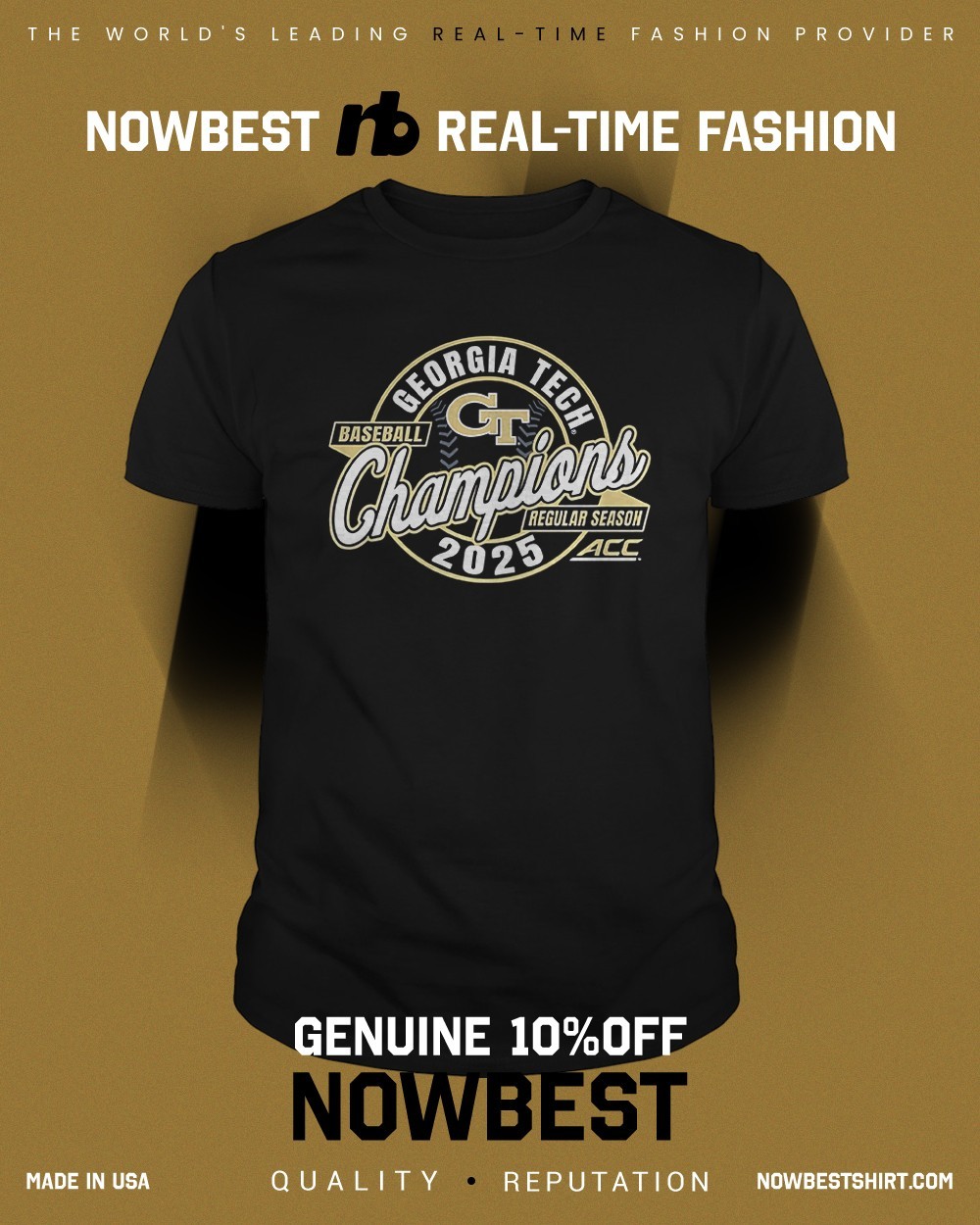 Georgia Tech Yellow Jackets 2025 ACC Regular Season Champions