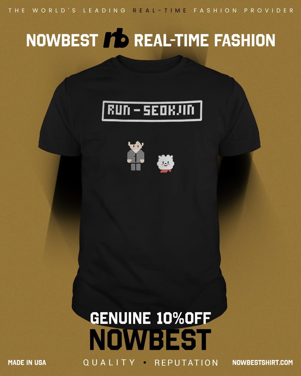 アイドル RUN SEOKJIN T-Shirt (Dark Grey) M Pre-Order) BTS JIN [RUN SEOKJIN] S/S T-Shirt (Dark Grey