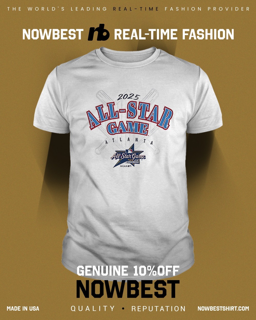 2025 MLB All-Star Game crossed baseball bats shirt, hoodie