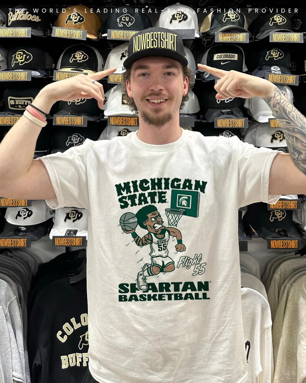 Coen Carr Michigan State flight 55 Spartan Basketball t-shirt