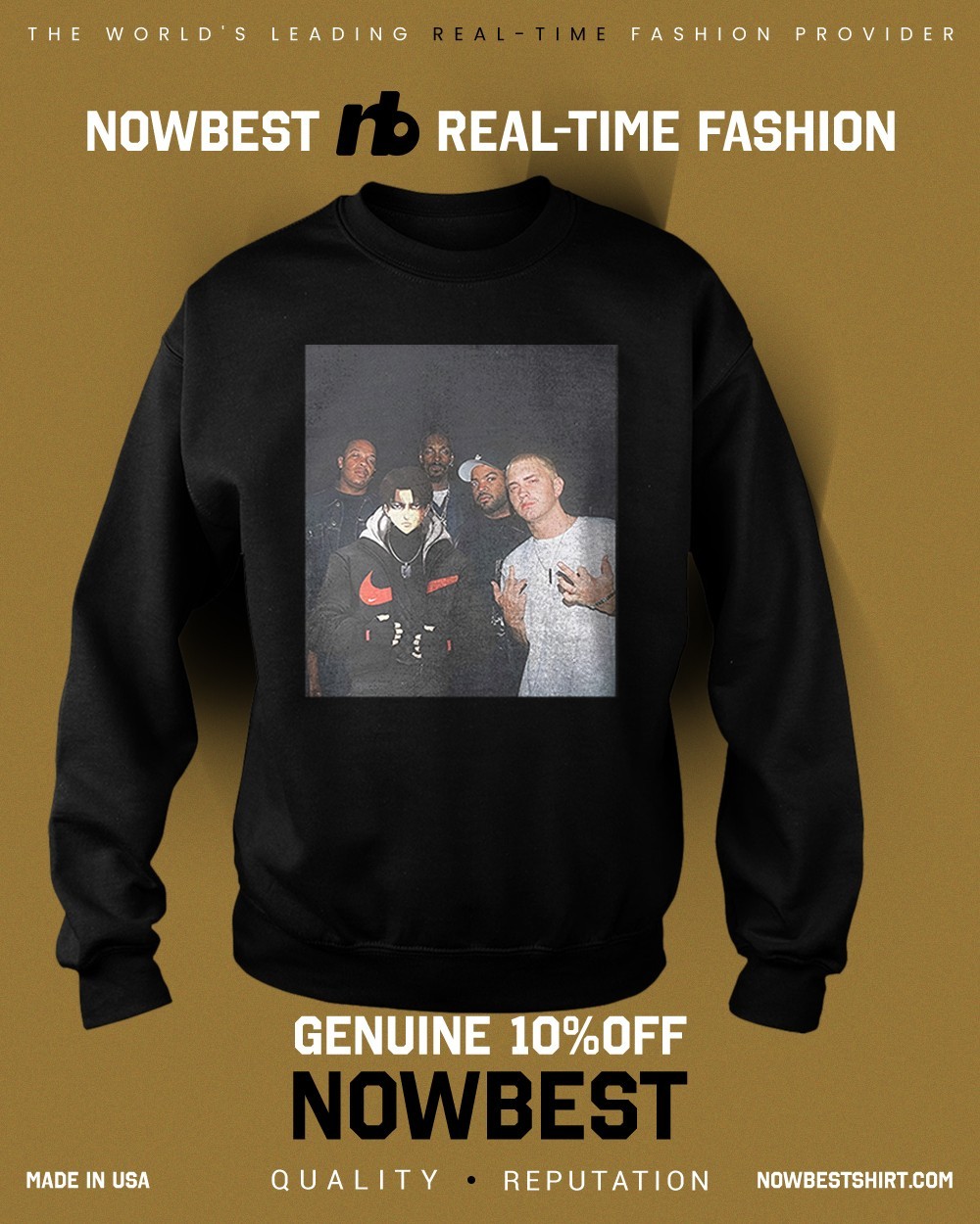 Dr Dre Snoop Dogg Ice Cube Eminem Anime x Rapper t-shirt, hoodie