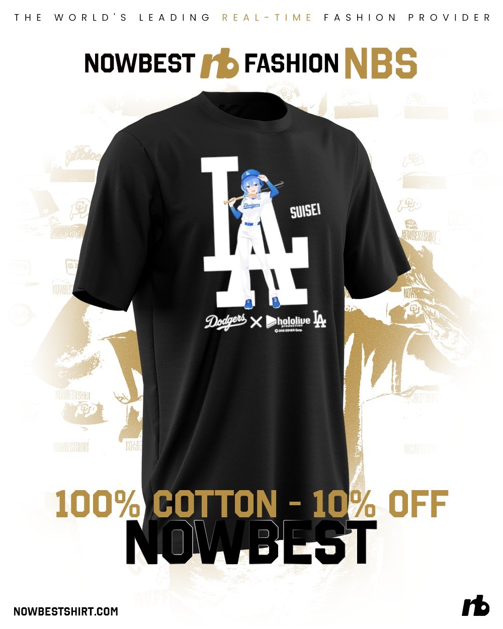 La Dodgers x Hololive Night Suisei shirt, hoodie, sweatshirt & apparel