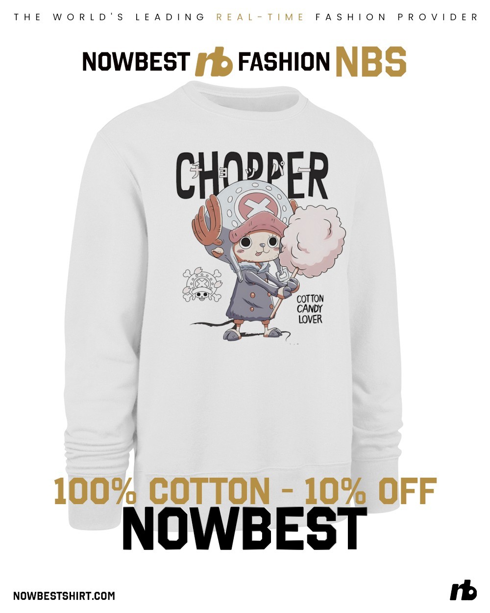 MILK Cotton Candy ワンピース One Piece - Tony Chopper cotton candy lover figure 7 cm