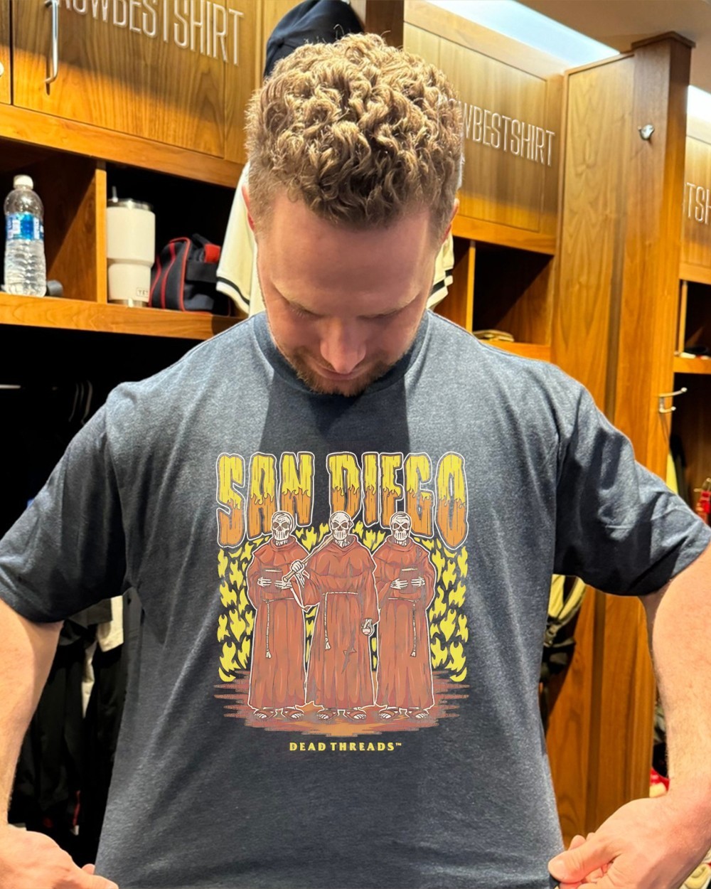 San Diego Padres baseball Dt Essential skeleton shirt, hoodie