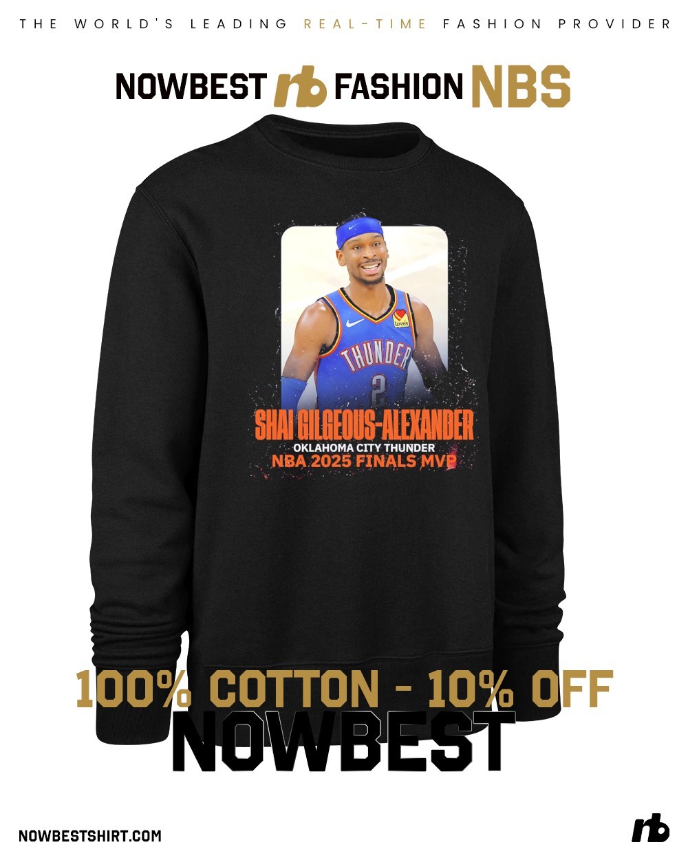 ウェア OKC SGA AU Finals GmaeJersey M SGA Game-Worn NBA Finals Jersey Sells for Record at Auction
