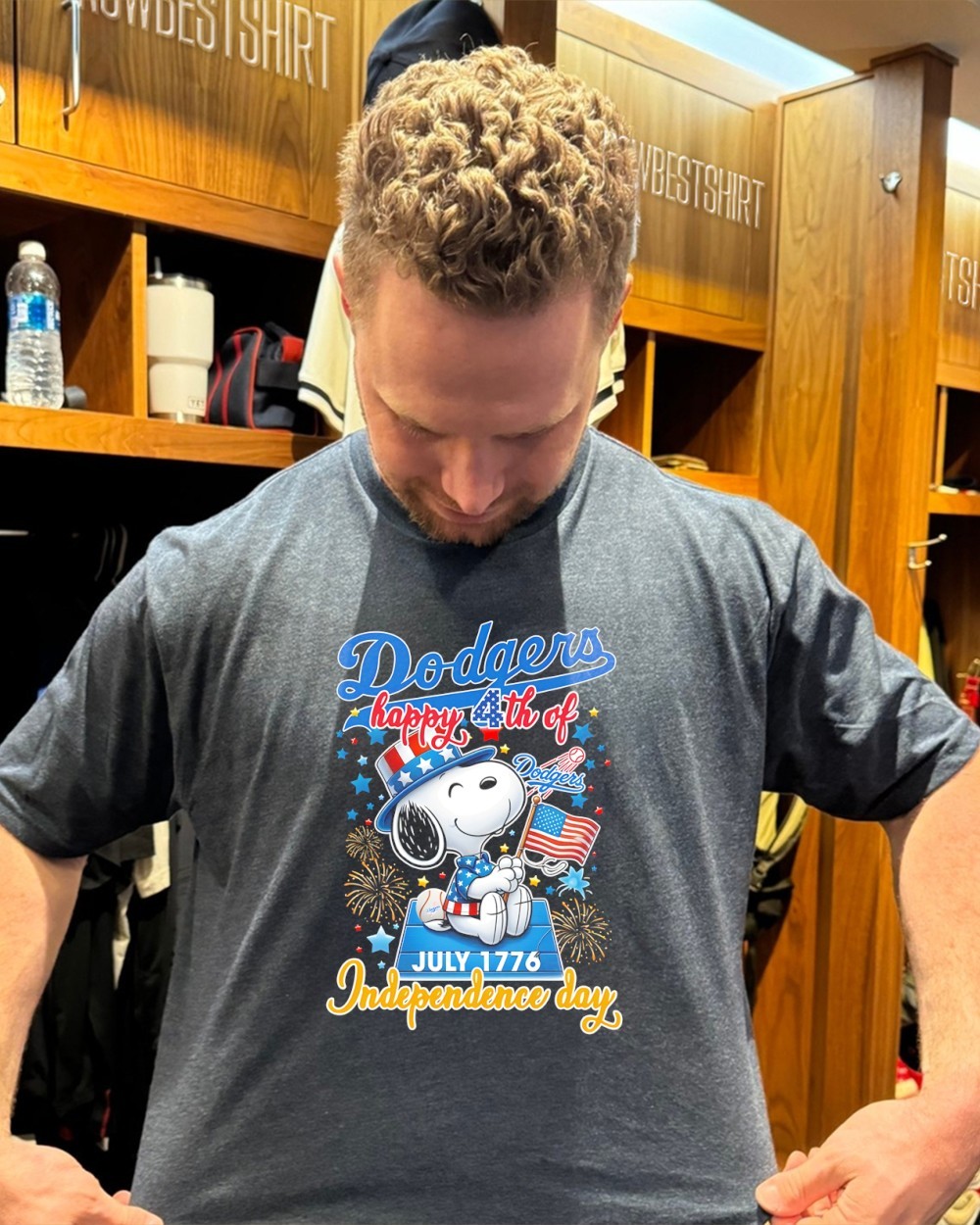 Snoopy LOS ANGELES Tシャツ Shohei Ohtani Sho Time Los Angeles Dodgers Snoopy And