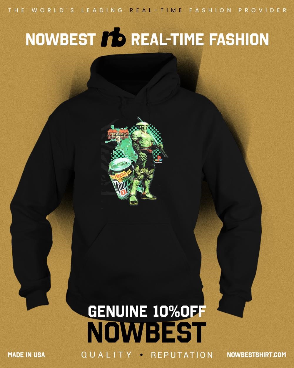 Tekken 3 Mountain Dew mega mouth slam can shirt, hoodie Tekken 3 Mountain Dew mega mouth slam can shirt, hoodie