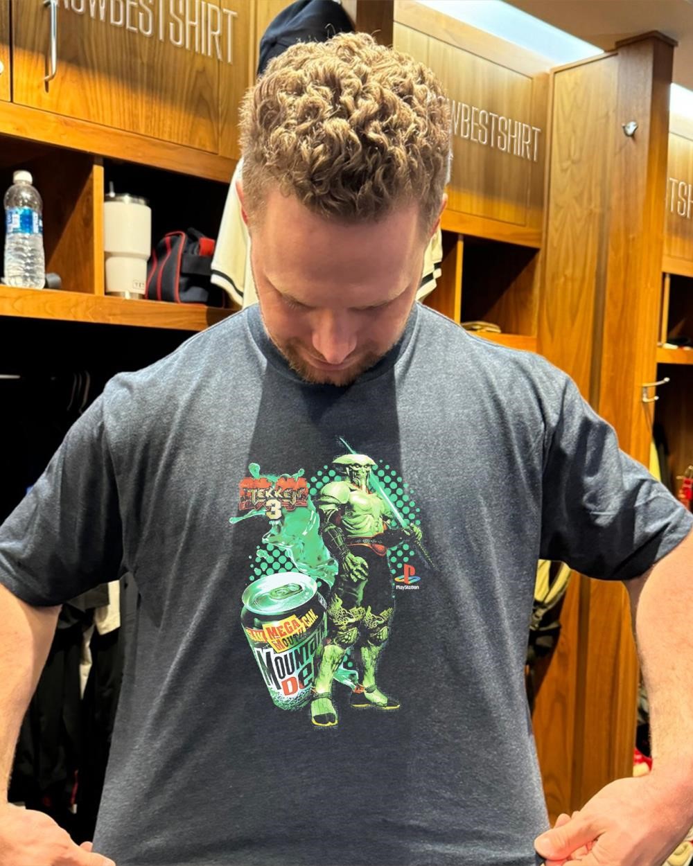 Tekken 3 Mountain Dew mega mouth slam can shirt, hoodie