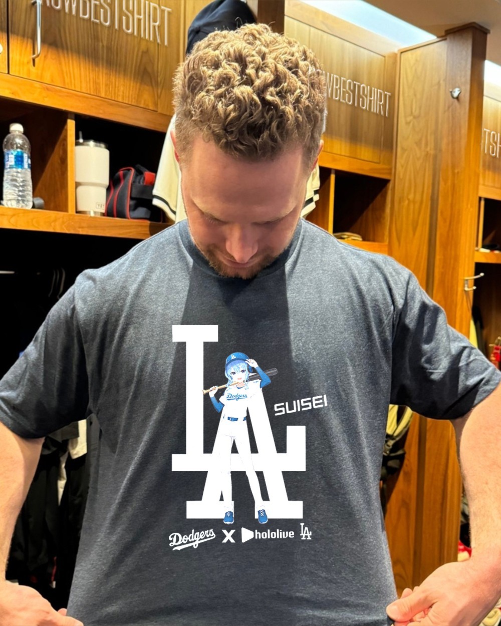 [新品•未使用] Dodgers x hololive Tシャツ XL Hololive x LA Dodgers T-Shirt Ninomae Ina'Nis Large Size | eBay