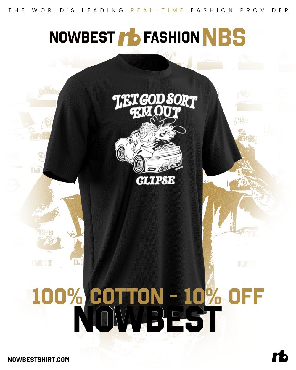 Verdy x Clipse let god sort em out shirt, hoodie, sweatshirt