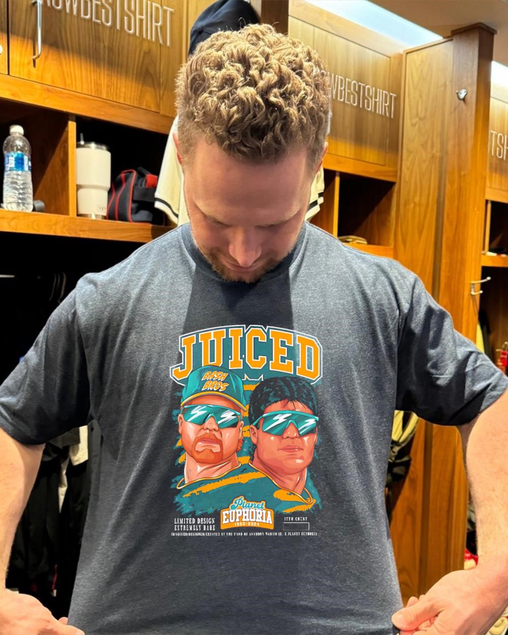 Bash Brothers Jose Canseco và Mark McGwire Oakland Athletics shirt