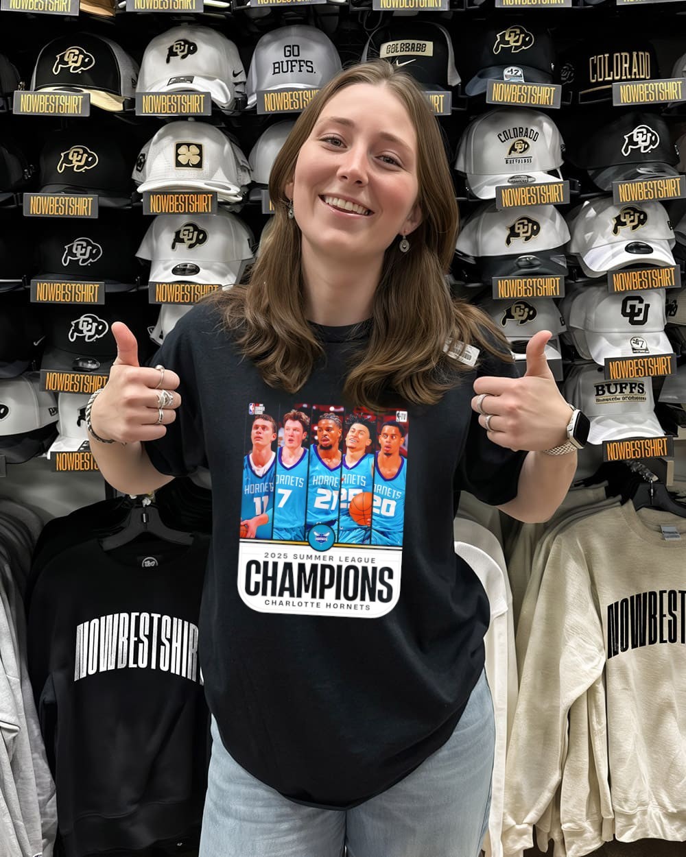 Charlotte Hornets win 2025 NBA 2K26 Summer League Champions shirt