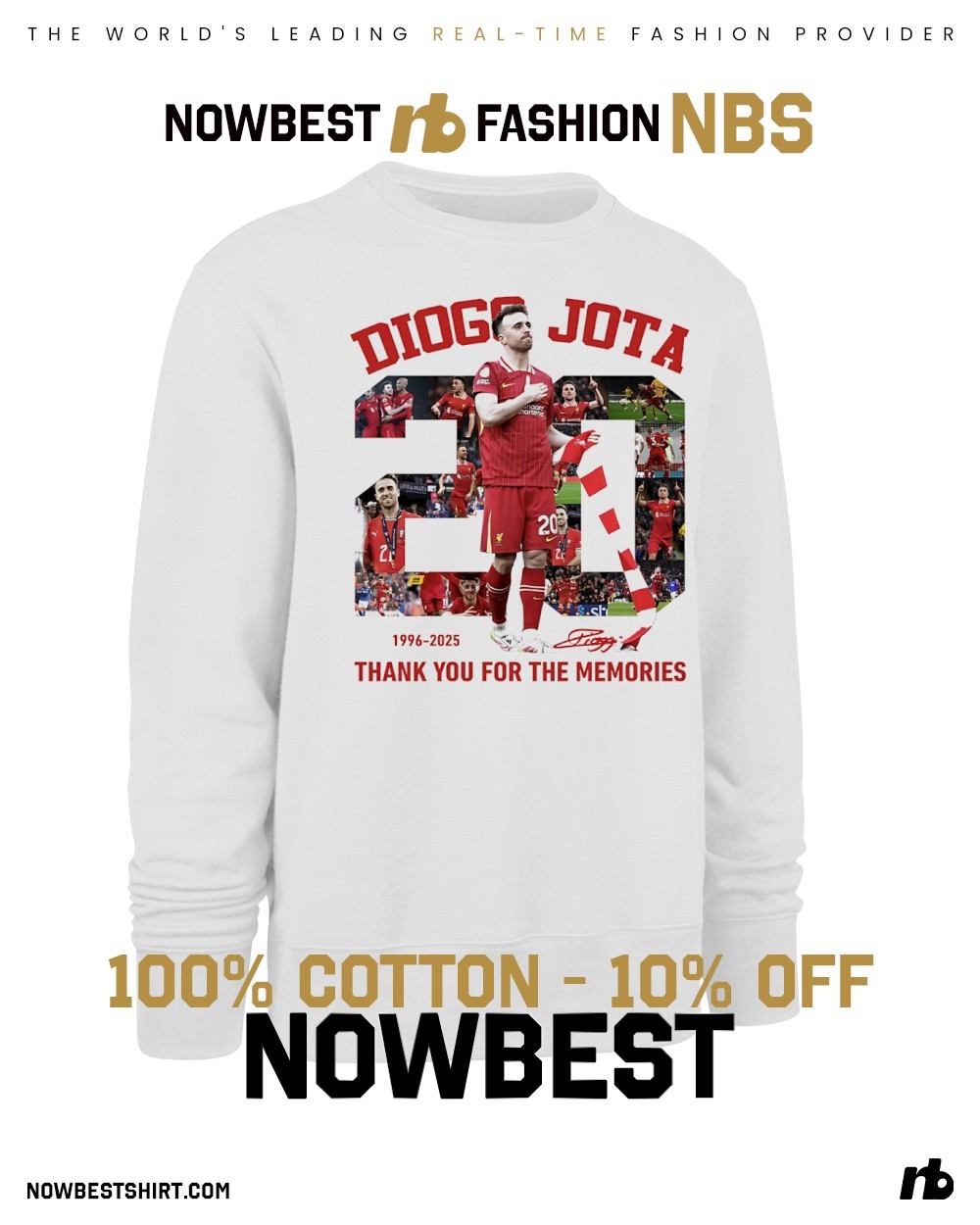 Diogo Jota 20 Liverpool 1996 2025 thank you for the memories