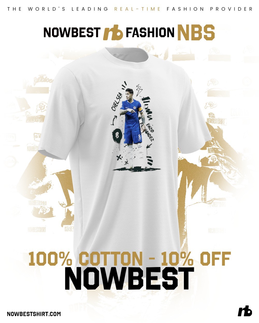 Enzo Fernández 8 Chelsea 2025 FIFA Club World Cup t-shirt