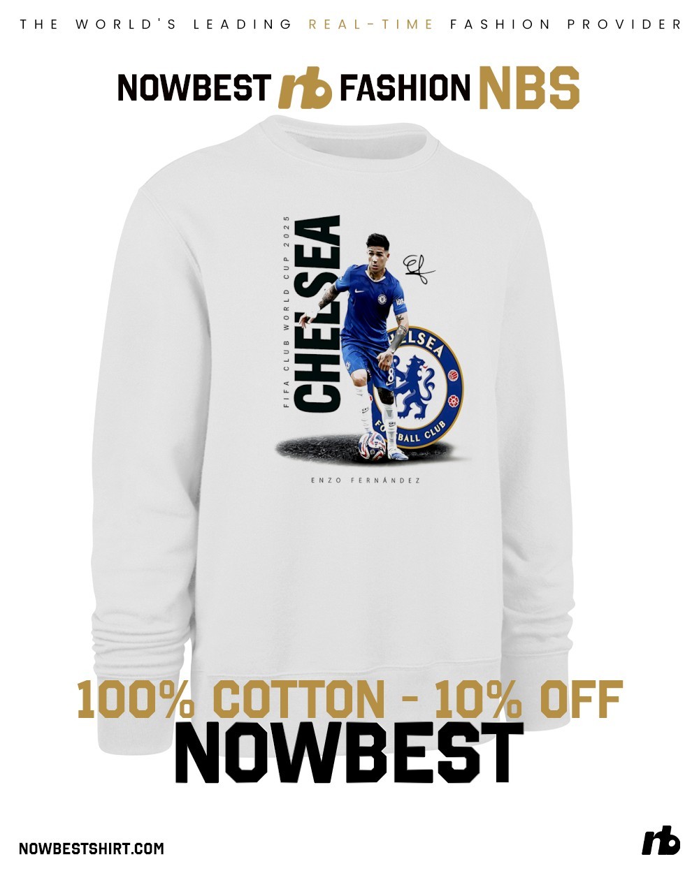 Chelsea FC ENZO 5 シャツ 2022/23 Chelsea Authentic Away Jersey #5