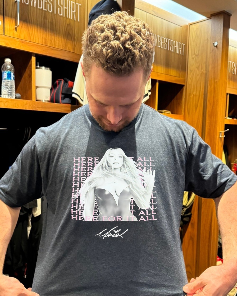 MARIAH CAREY /Tシャツ　Lサイズ Rare Vintage Mariah Carey 2003 World tour Tshirt Hip hop R&B Rap