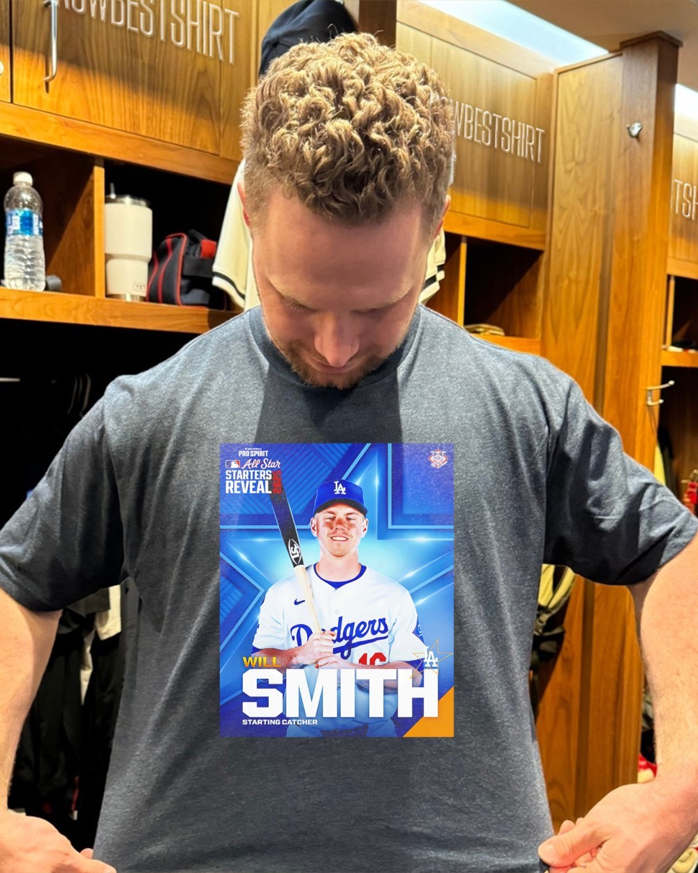 Los Angeles Dodgers Will Smith 2025 MLB All-Star Game shirt