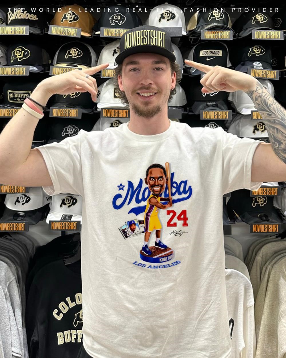 kobe コービー　Mamba ベースボールシャツ 24 HEADGEAR Classics KOBE BRYANT BLACK MAMBA #24 Baseball
