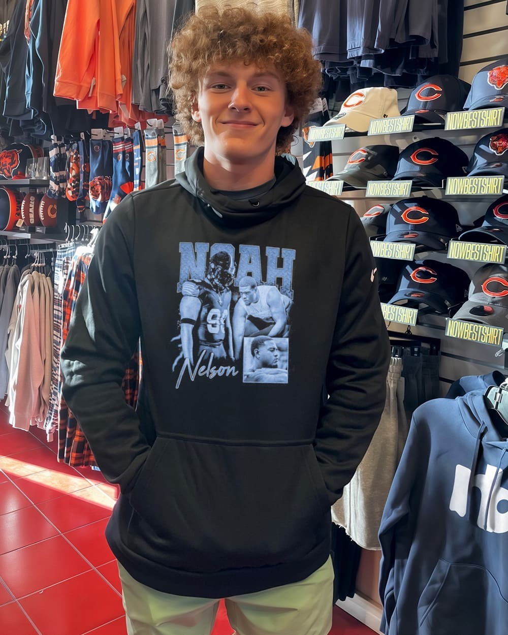 Noah Nelson Grambling State Tigers football 90s vintage shirt