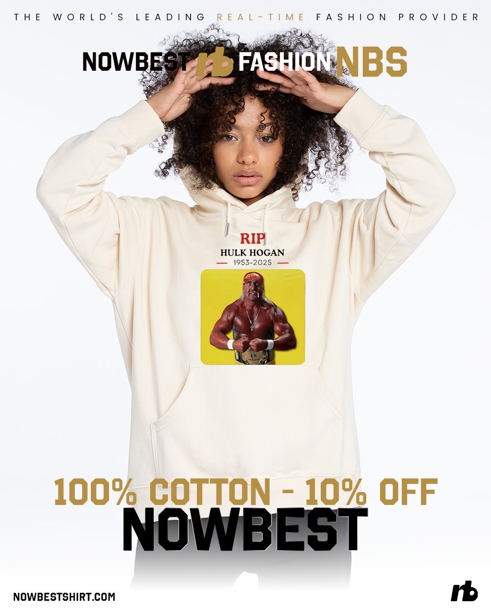 Hulk Hogan Kapuzenpullover - Hulkamania 1953-2025 Streetwear Sweatshirt