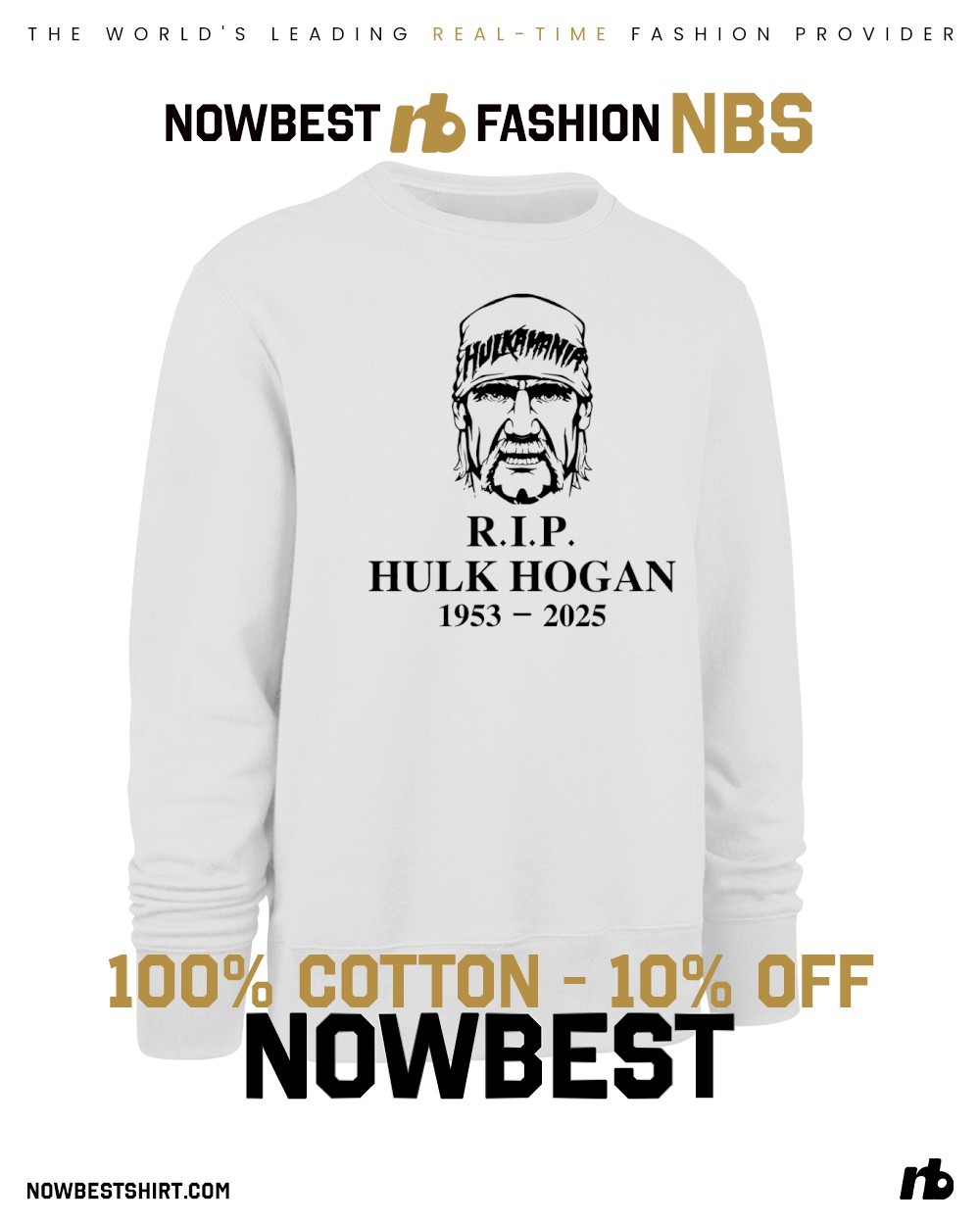 Hulk Hogan Rip 1953-2025 Tank Top - Unisex Muscle Shirt Für Gym & Streetwear