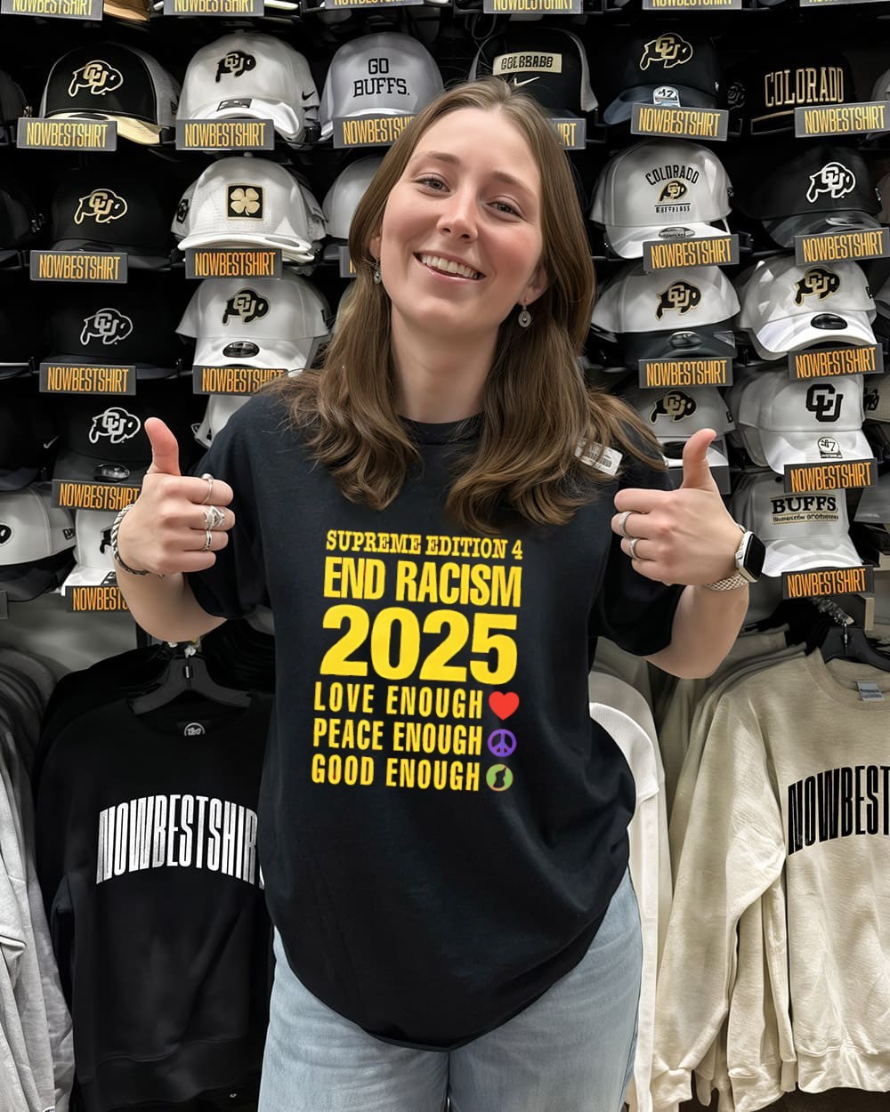 Supreme Edition 4 end racism 2025 love enough peace enough good