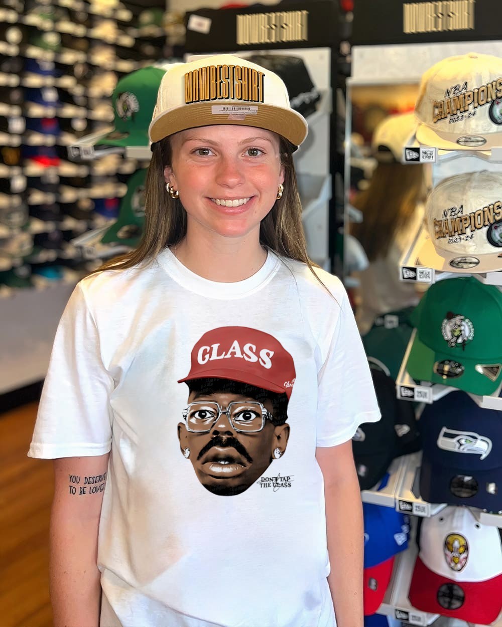 Tyler The Creator GLASS FACE TEE Lサイズ Tyler The Creator GLASS FACE TEE Lサイズ ガラスコップ デザイン