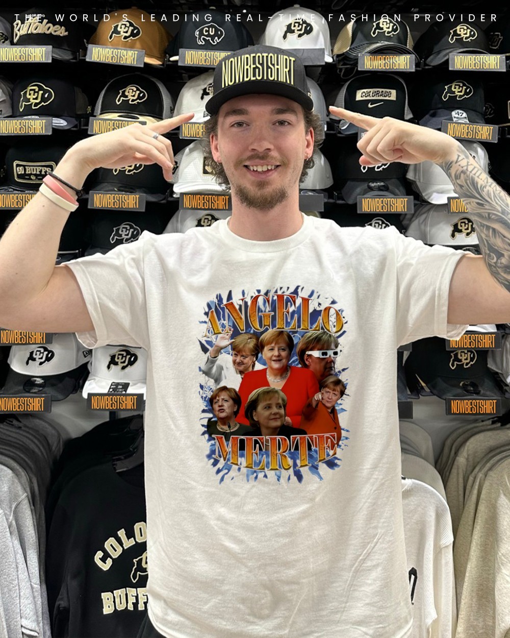 即完売 anytee Felted Bootleg Cap 2nd Model Angelo Merte graphic