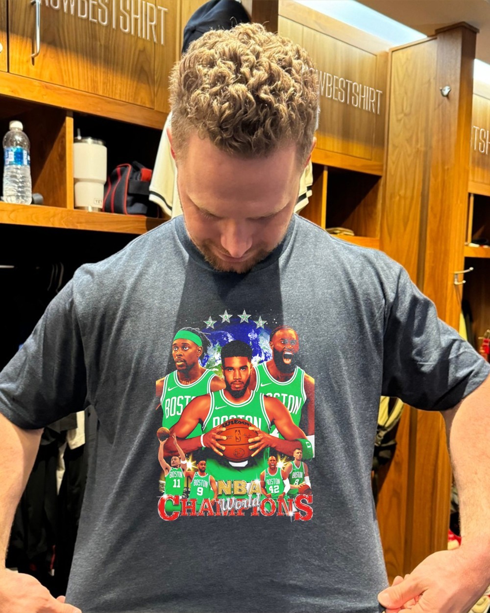 Boston Celtics 2024 NBA World Champions graphic vintage