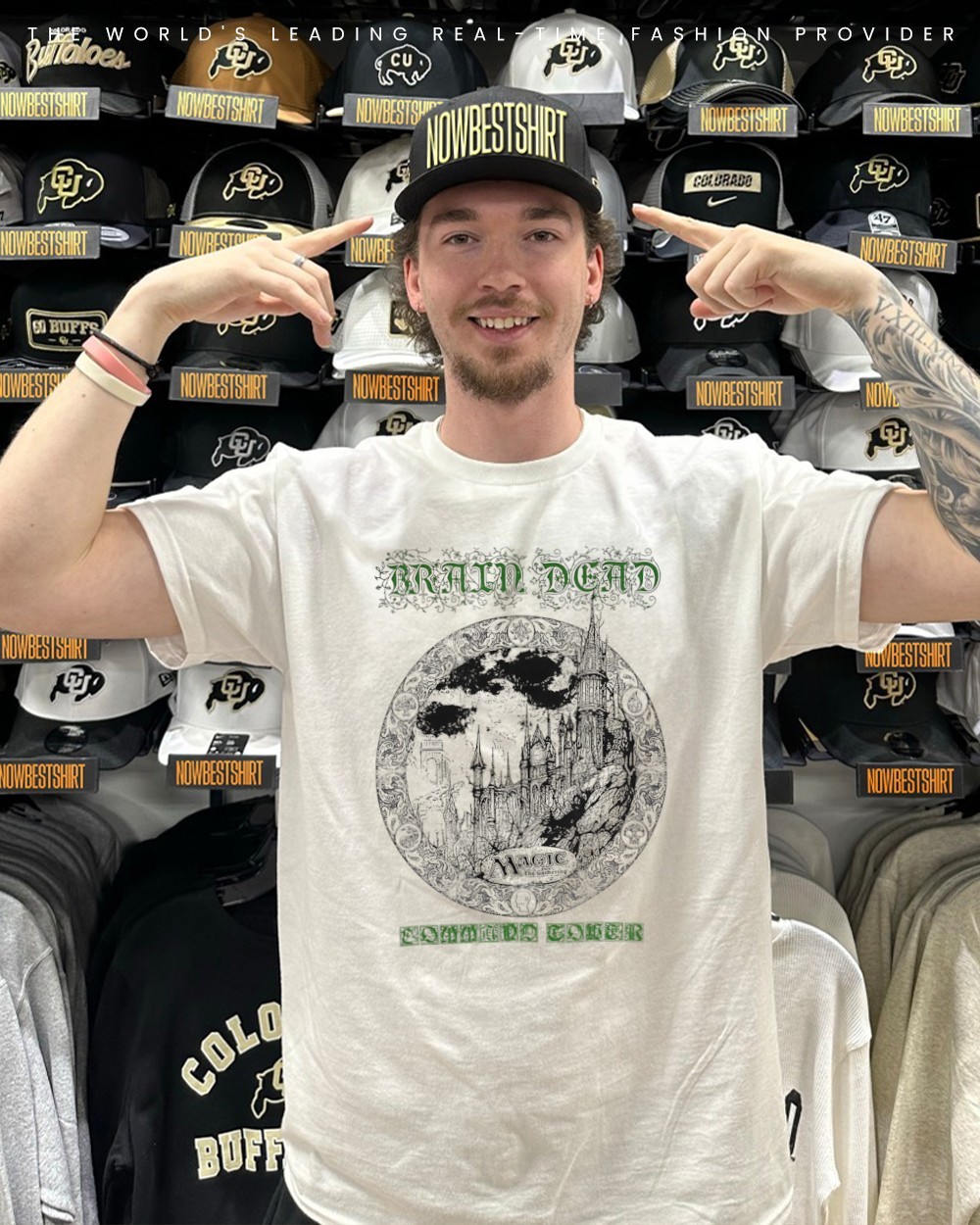 Brain Dead x Magic The Gathering Command Tower shirt, hoodie